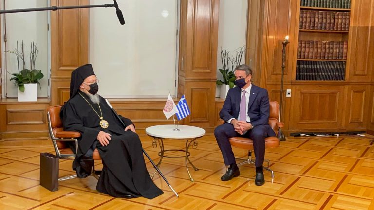 Συνάντηση του Οικουμενικού Πατριάρχου με τον Πρωθυπουργό της Ελλάδος