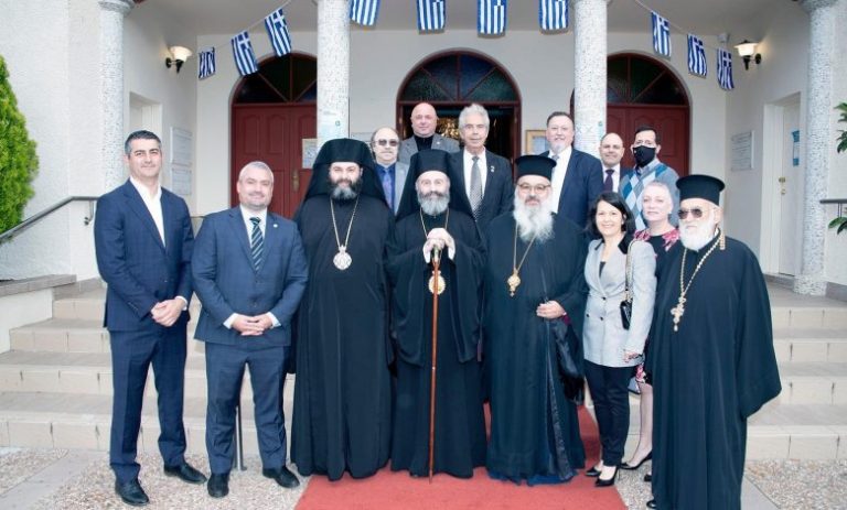 Με τους ομογενείς της Καμπέρας εόρτασε τον Άγιο Νικόλαο ο Αυστραλίας Μακάριος