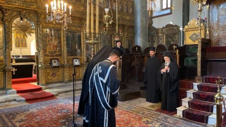 Πατριαρχική χοροστασία στην Προηγιασμένη Θ. Λειτουργία σήμερα στο Φανάρι (Βίντεο)