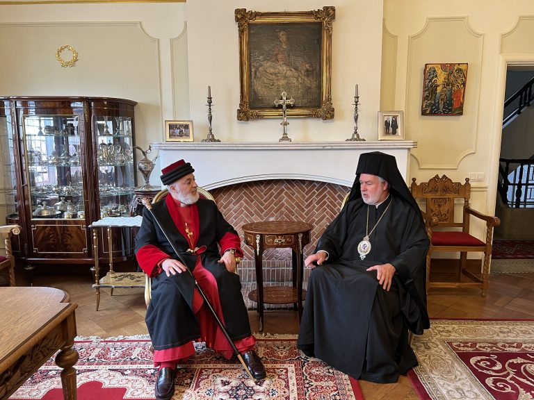Ο Πατριάρχης-Καθολικός της Ασσυριακής Εκκλησίας Mar Awa Γ᾽ στην Μητρόπολη Βελγίου