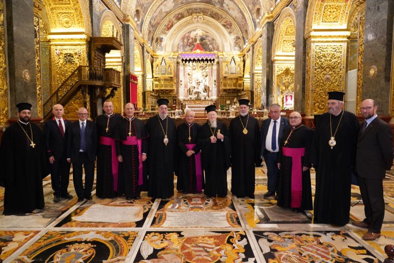 Ο Οικουμενικός Πατριάρχης στον ιστορικό Ναό του Αγίου Ιωάννη στην Βαλέτα