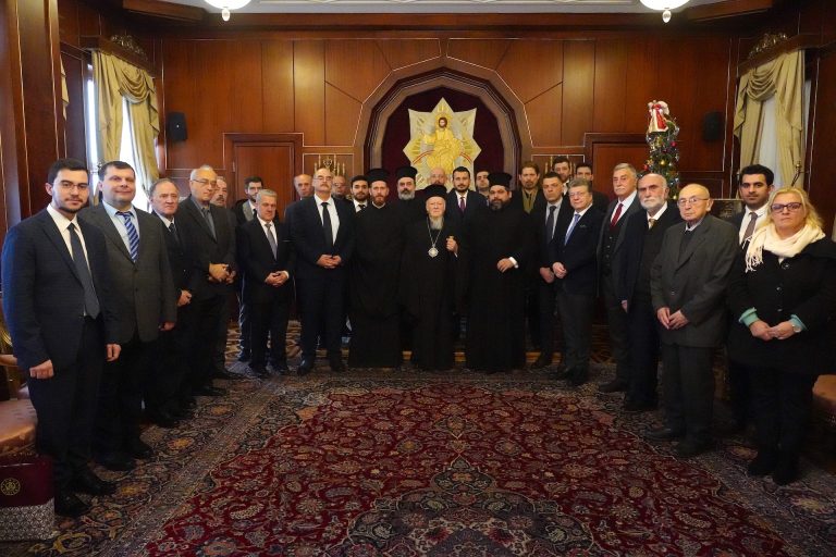 Ο Πατριάρχης δέχθηκε τους ιεροψάλτες της Πόλεως και παρέθεσε γεύμα προς τιμήν τους