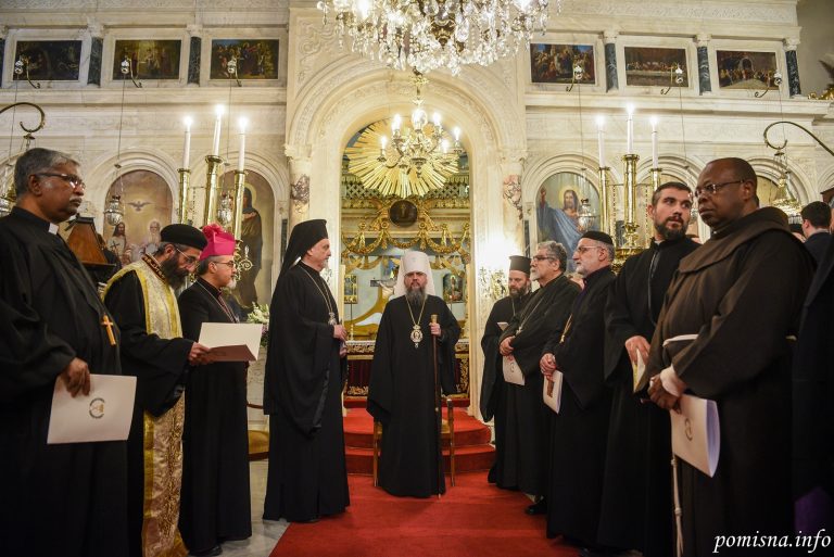 Ο Κιέβου Επιφάνιος στην Οικουμενική προσευχή στην Μητρόπολη Χαλκηδόνος