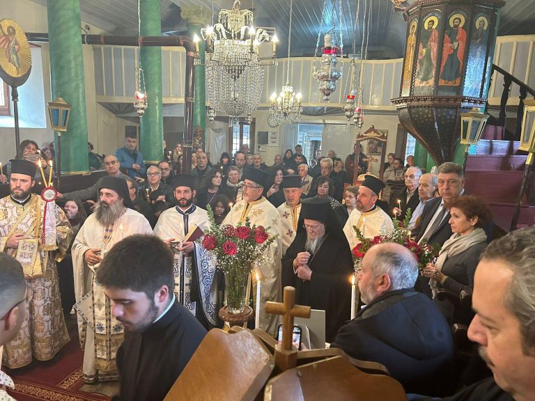 Το τεσσαρακονθήμερο μνημόσυνο της αδελφής του Οικουμενικού Πατριάρχου στην Ίμβρο