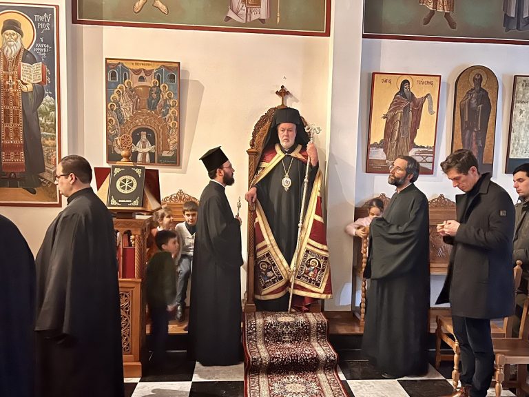 Ο Μητροπολίτης Βελγίου Αθηναγόρας στην Αμβέρσα