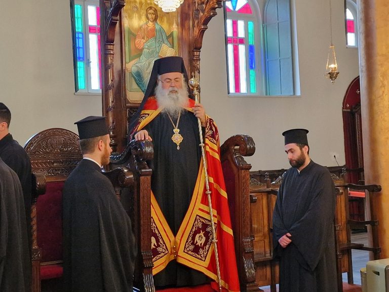 Ο Αρχιεπίσκοπος Κύπρου Γεώργιος στους Αγίους Θεοδώρους Βλάγκας
