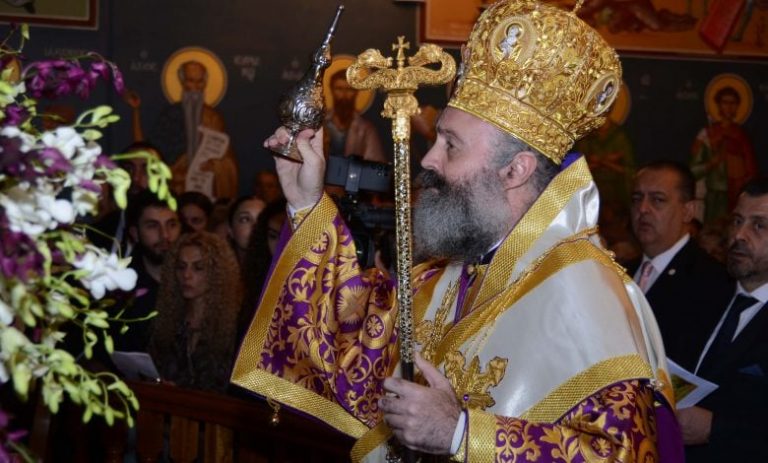 Μεγάλη Παρασκευή στην Μελβούρνη προεστώτος του Αυστραλίας Μακαρίου
