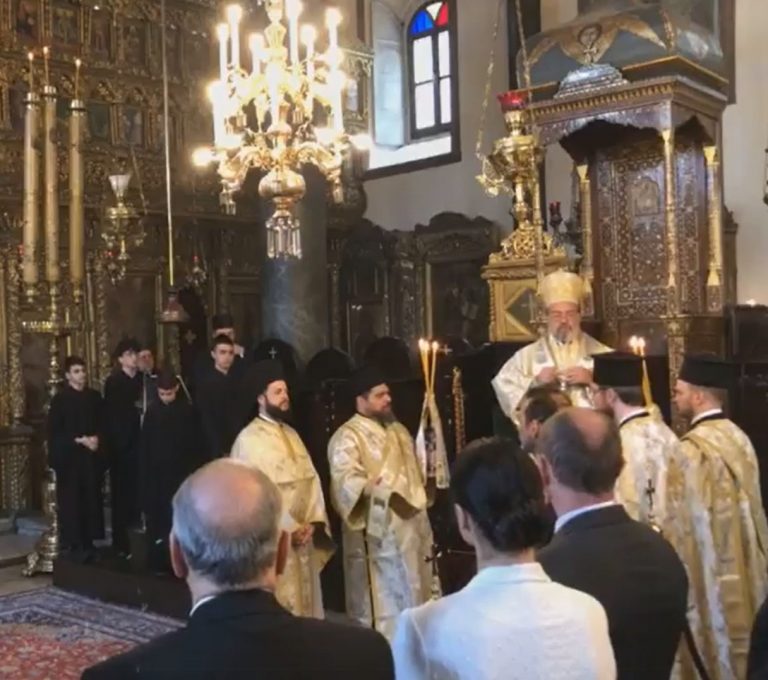 Τρισαρχιερατική Θεία Λειτουργία στον πανηγυρίζοντα Πατριαρχικό Ναό