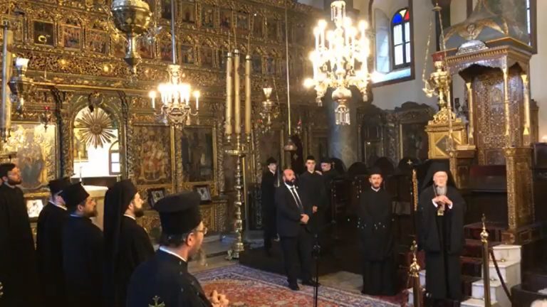 Ο Εσπερινός της Κυριακής του Θωμά και του Αγίου Γεωργίου στο Φανάρι