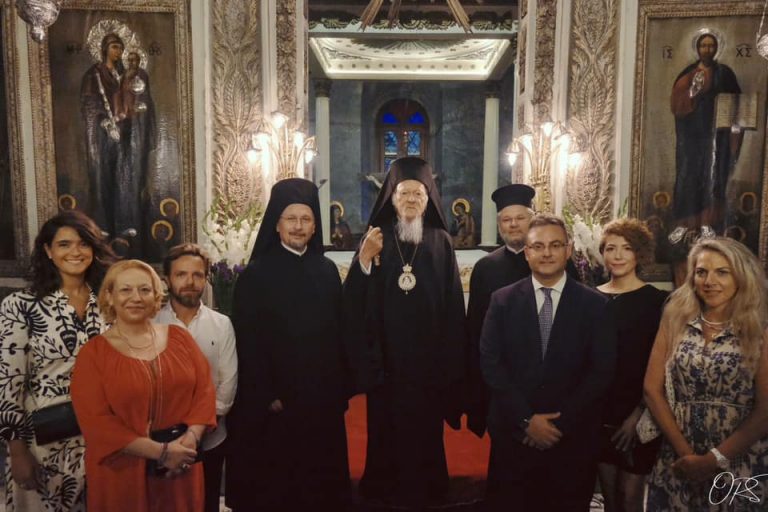 Με τον Οικουμενικό Πατριάρχη στην Παναγία την Κουμαριώτισσα στο Νιχώρι