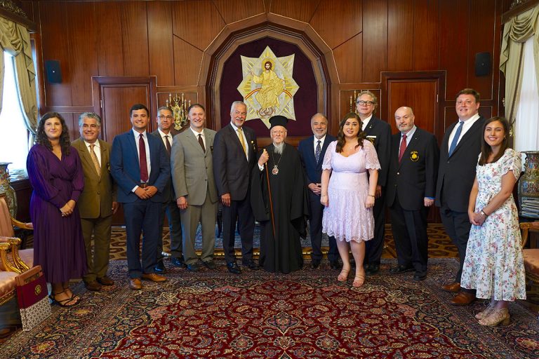 Young adults in Pilgrimage of Discovery have moving experience with Ecumenical Patriarch