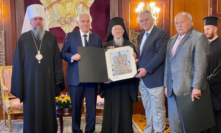 Αντιπροσωπεία της ΔΣΟ για την εορτή της Ινδίκτου στο Φανάρι