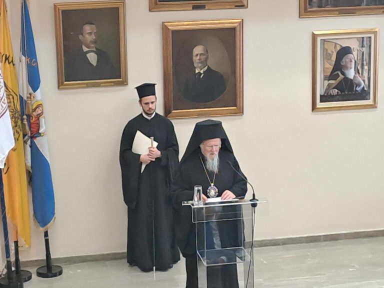 Ο Οικουμενικός Πατριάρχης στο Πνευματικό Κέντρο Κωνσταντινουπολιτών