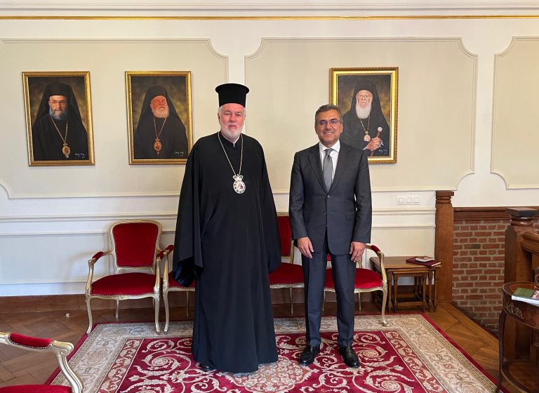 Ο Έλληνας Πρέσβυς παρά τω ΝΑΤΟ στον Μητροπολίτη Βελγίου