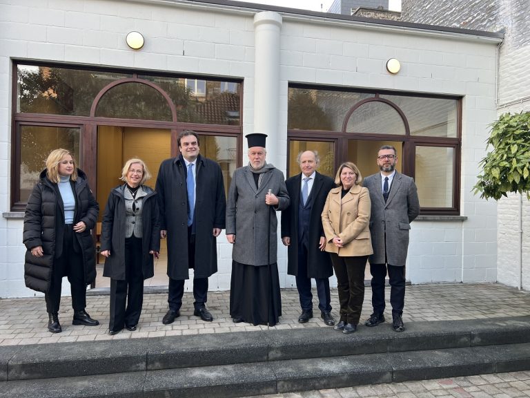 Ο Υπουργός Παιδείας της Ελλάδος στο Κεστεκίδειο Σχολείο Βρυξελλών