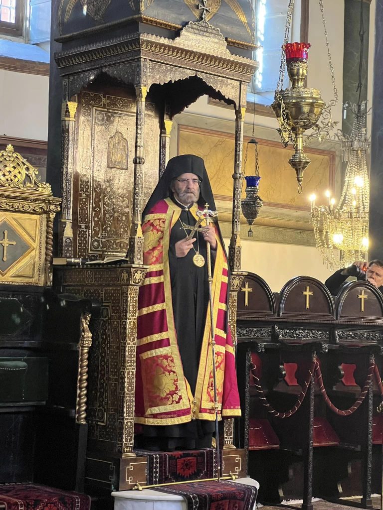 Χοροστασία του Μητροπολίτου Κρήνης Κυρίλλου στον Πατριαρχικό Ναό