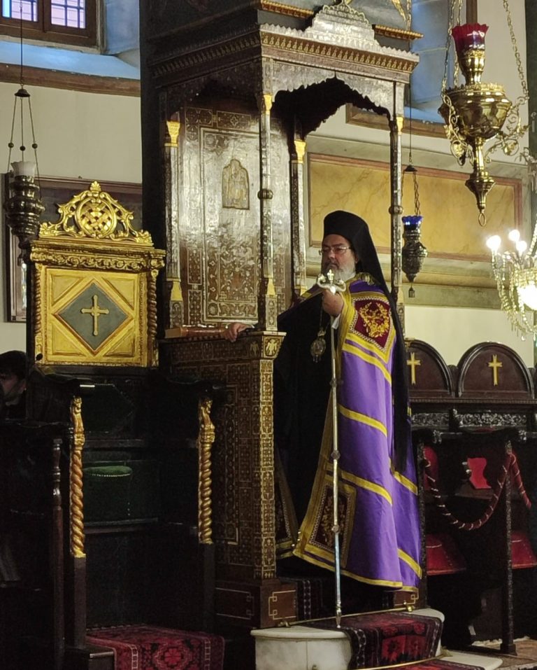 Χοροστασία Μητροπολίτου Ικονίου Θεολήπτου στον Πατριαρχικό Ναό