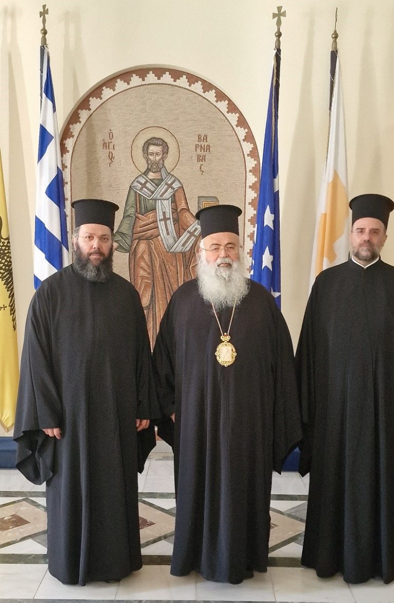 Ο Αυστρίας Αρσένιος με όμιλο προσκυνητών στην Κύπρο