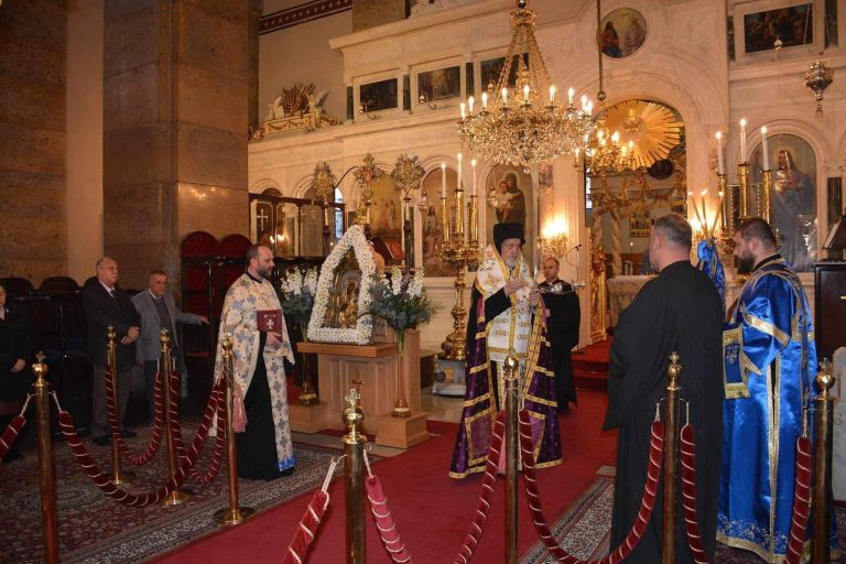 Η Α’ Στάση των Χαιρετισμών στον Καθεδρικό Ναό Αγίας Τριάδος Χαλκηδόνος
