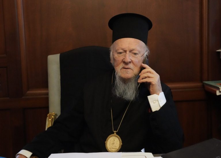 Τηλεφωνική επικοινωνία του Προέδρου της Ουκρανίας με τον Οικουμενικό Πατριάρχη