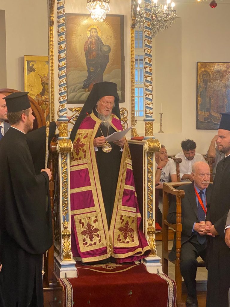 Η Πατριαρχική ομιλία στην Αγία Παρασκευή Πικριδίου
