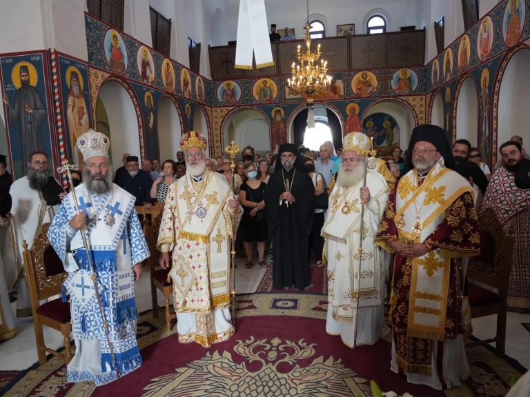 Η πανήγυρις του Αγίου Ανδρέου Κρήτης στο Αρκαλοχώρι και τα ονομαστήρια του ποιμενάρχου